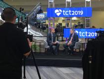 #TCT2019 #TCT #TCT19 The TCTMD TV studio in operation with cardiologists Ajay Kirtane and Michael Gibson doing an interview on one of the late breaking trials Kirtane presented. 
