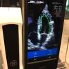 An example of DiA'a automated ejection fraction AI software on the GE vScan POCUS system at RSNA 2019.