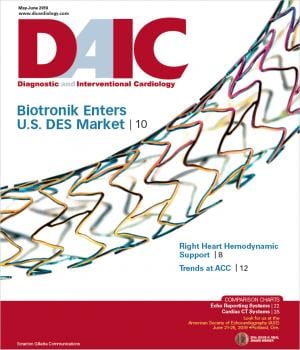 Diagnostic and Interventional Cardiology magazine, DAIC magazine. Dave Fornell is the editor.