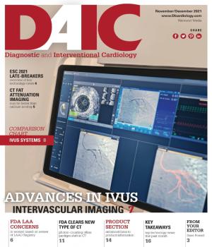 Diagnostic and Interventional Cardiology (DAIC) magazine, November-December 2021 edition, Dave Fornell is the editor.