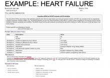 An example of artificial intelligence-aided clinical decision support software for a heart failure patient from the vendor HealthReveal. The AI pulled in relevant patient data from the electronic medical record and offers recommendations for care based on current American Heart Association (AHA) guidelines. It also offers the citations for where to find the guidelines and prescribing information for the recommended drug. Machine learning for cardiology.