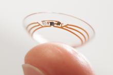 wearables, Novartis cantact lens glucose monitor