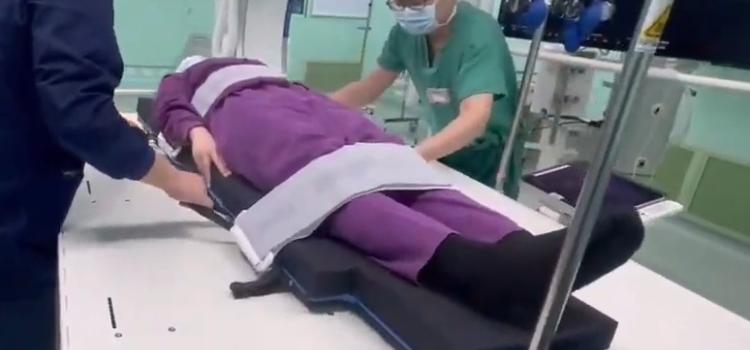 computed tomography, angiography, patient transport